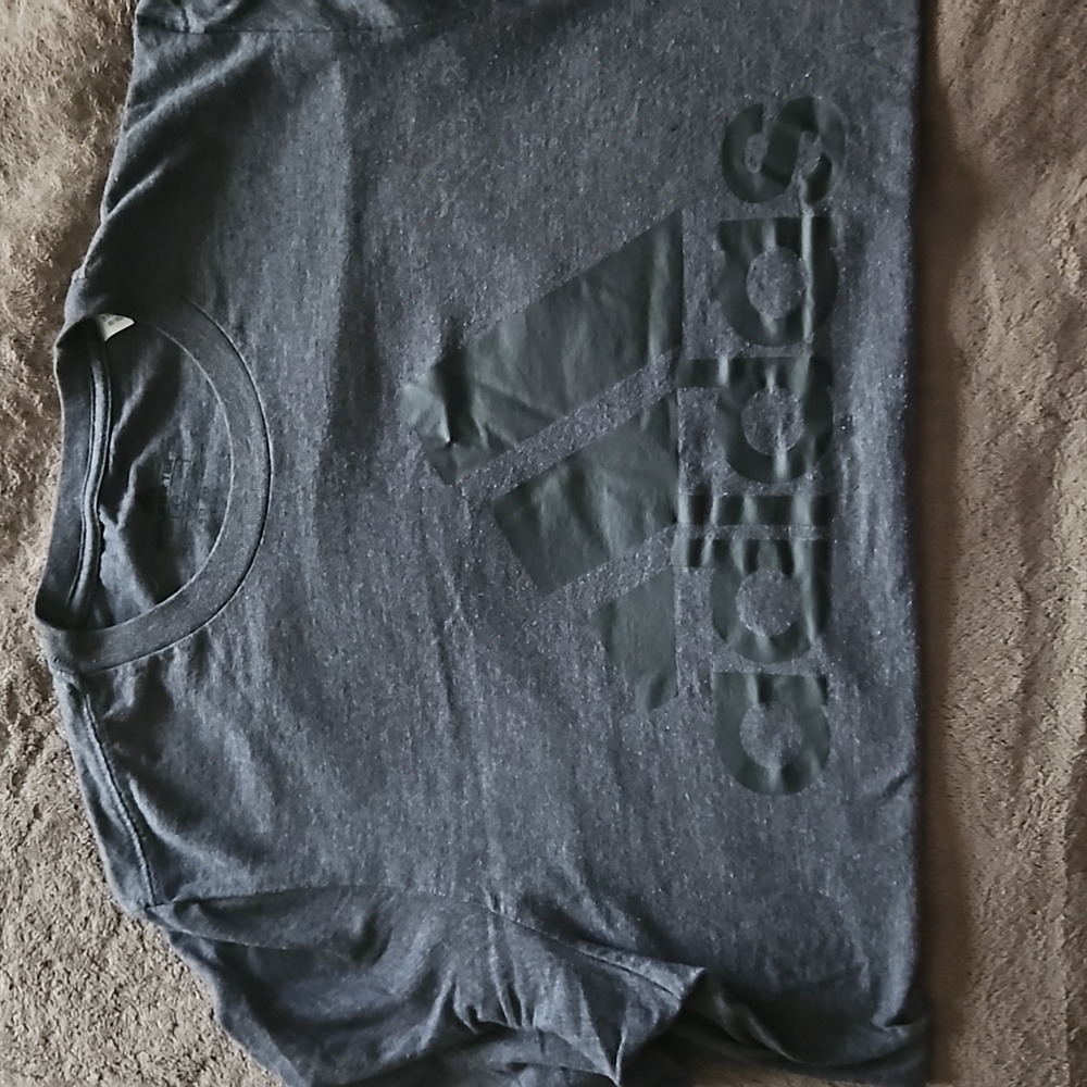 Grey Adiadas shirt